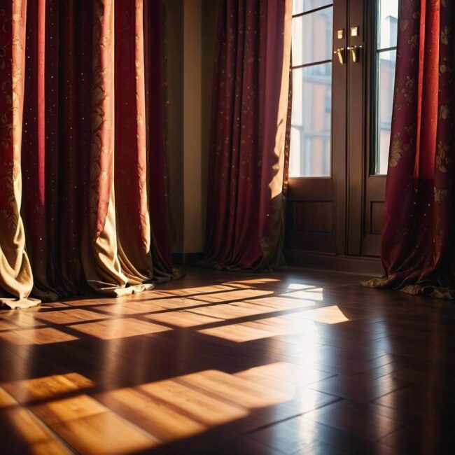 Czy zasłony na podłodze są praktyczne