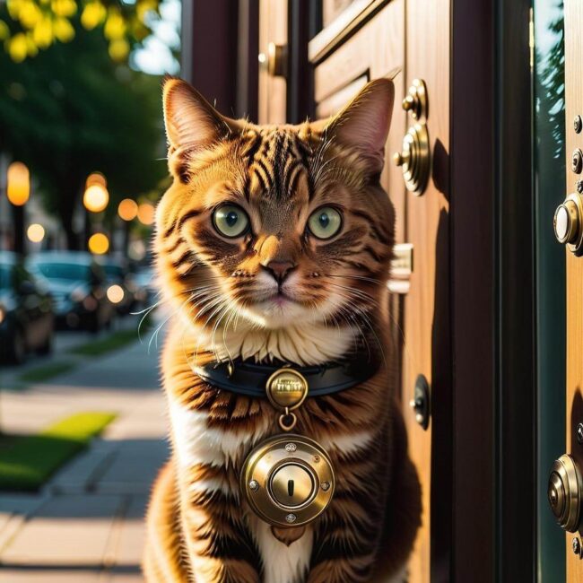 Dzwonek do drzwi dla kota instrukcja