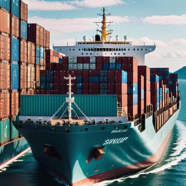 Ile kontenerów mieści średni kontenerowiec