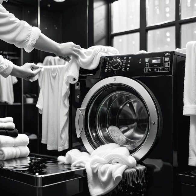 Jak chronić kolory podczas prania białych i czarnych ubrań