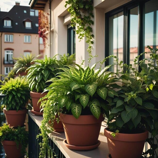 Kwiaty na balkon zimą i wiatrem