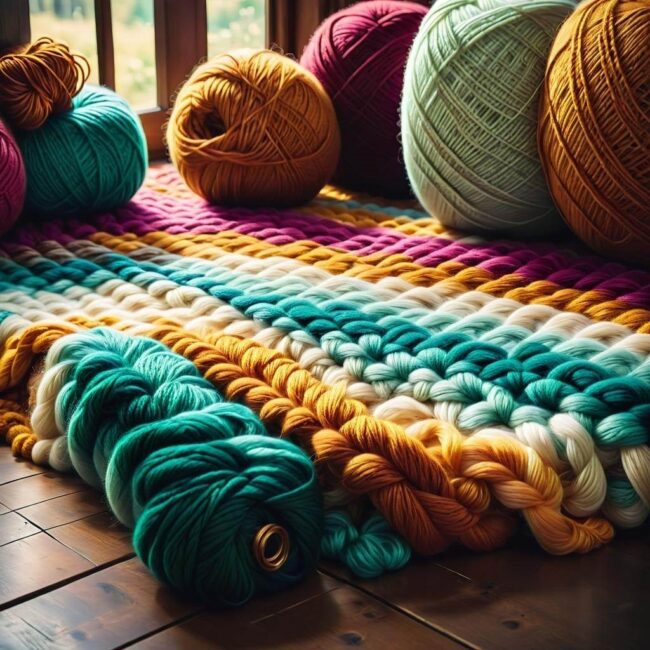 Materiały potrzebne do zrobienia dywanu własnoręcznie