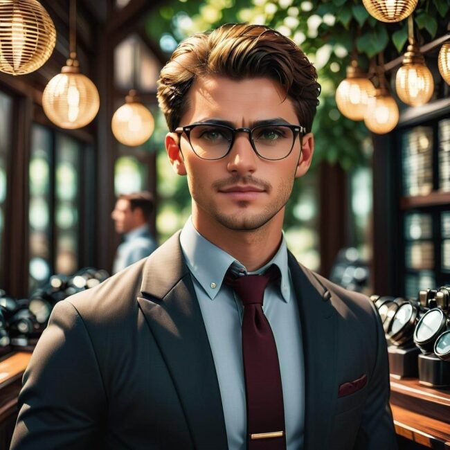 Okulary a typ urody mężczyzny