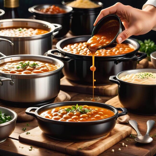 Sposoby używania ryżu do zagęszczania sosów