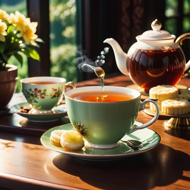 Tradycyjny brukiew jako słodzik do herbaty